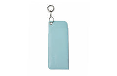 The Top Frame Keychain Case Iris Blue