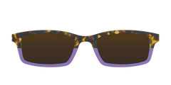 The Polarized Lavender Tortoise Split Sun Top