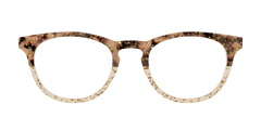 The Khaki Tortoise Crystal Split with Gold Flakes