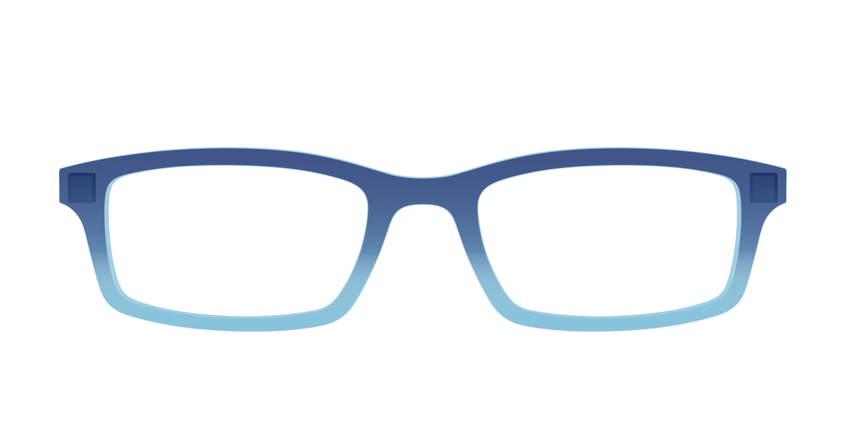 The Indigo to Sky Blue Gradient Crystal