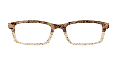 The Khaki Tortoise Crystal Split with Gold Flakes
