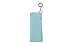 The Top Frame Keychain Case Iris Blue