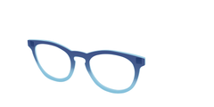 The Indigo to Sky Blue Gradient Crystal