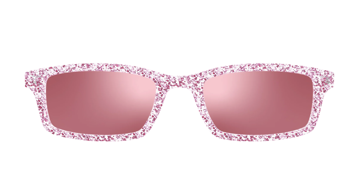 The Polarized Rose Gold Sparkle Sun Top