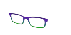 The Ultra Violet to Bright Green Gradient