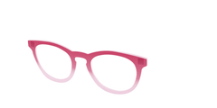 The Flamingo to Blush Gradient Crystal